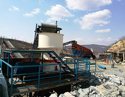 山東萊州市破碎生產(chǎn)線