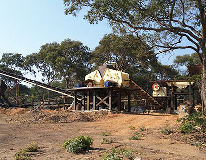 平頂山破碎生產(chǎn)線-河南紅星機器