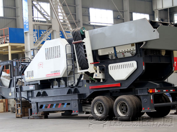 輪胎移動式破碎站