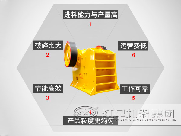顎式破碎機優(yōu)勢
