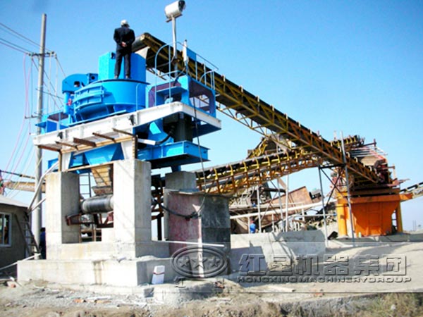 沖擊式破碎機生產現場