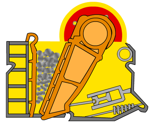 鄂式破碎機(jī)原理圖