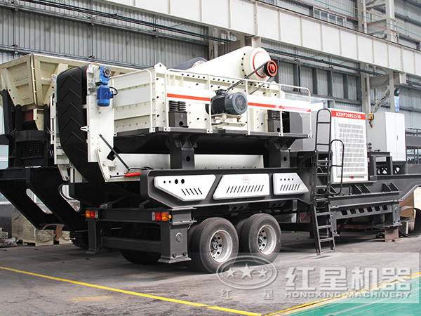 紅星小型移動石子機