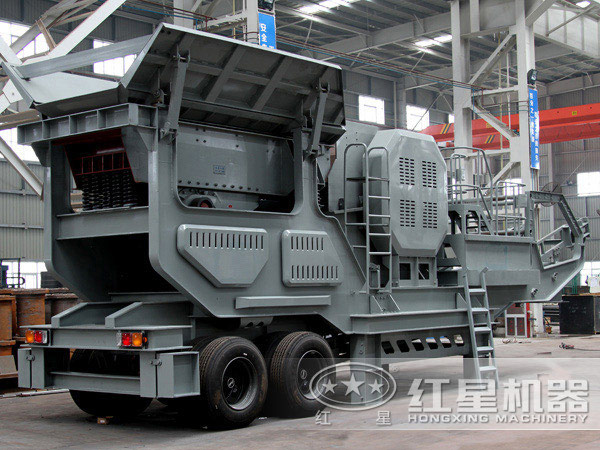 紅星移動式環(huán)保機(jī)制砂設(shè)備車間