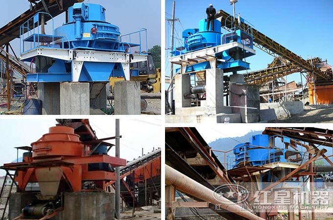 河南紅星制砂生產(chǎn)線現(xiàn)場