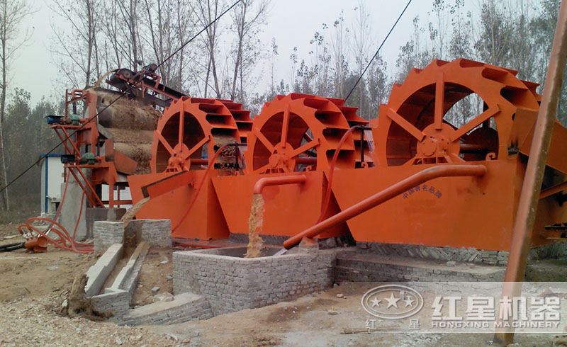 紅星洗沙機生產(chǎn)線現(xiàn)場