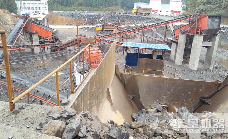 紅星碎石生產(chǎn)線現(xiàn)場——生產(chǎn)線方案多樣化