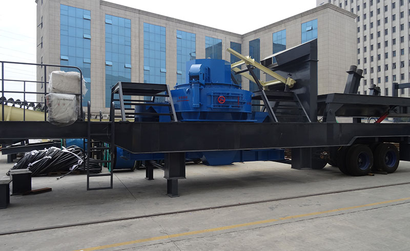 輪胎式移動制砂機