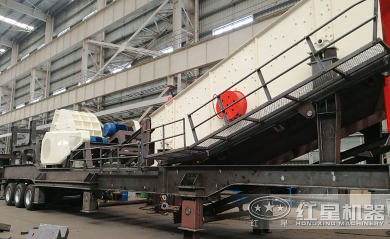 紅星移動(dòng)碎石機(jī)鑄造車間