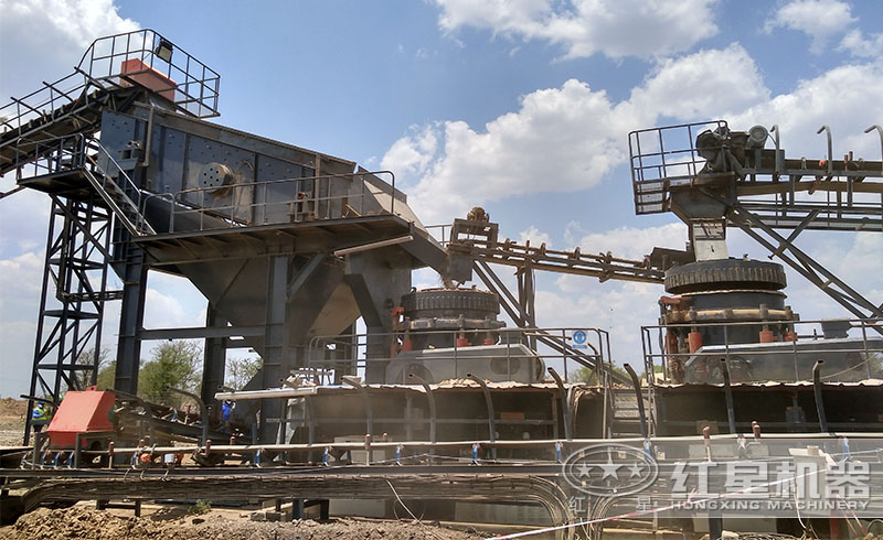 石子中碎設(shè)備—圓錐式破碎機(jī)