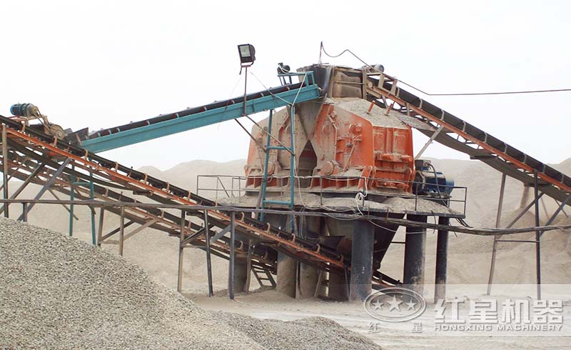 紅星用戶的反擊破碎石現(xiàn)場