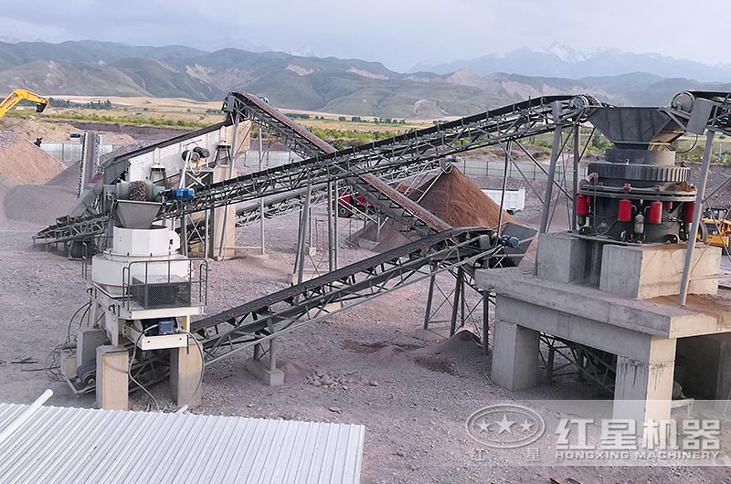 廣西用戶(hù)制砂作業(yè)現(xiàn)場(chǎng)