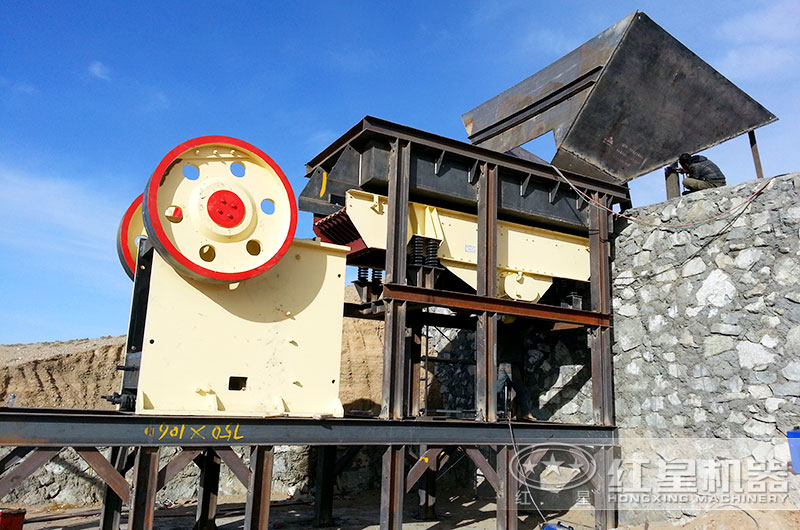 破碎生產線粗破設備-顎式破碎機