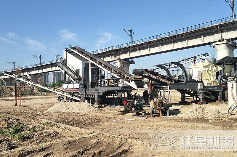 整條建筑垃圾生產(chǎn)線占地小，效率高