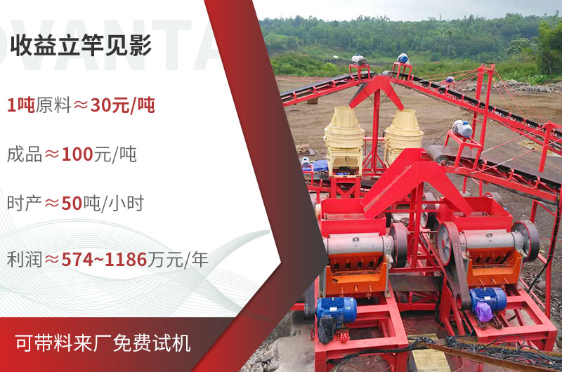 生產機制砂的利潤分析