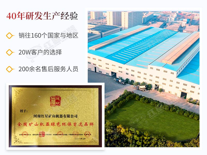 河南紅星四十年大廠家，綠色礦機(jī)企業(yè)，更值得信賴