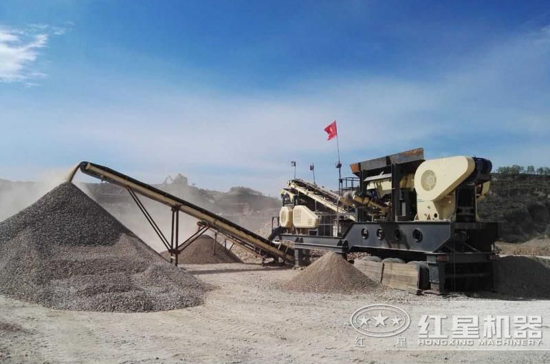 顎式移動破現(xiàn)場