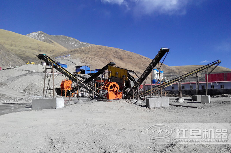 客戶洗砂現(xiàn)場(chǎng)