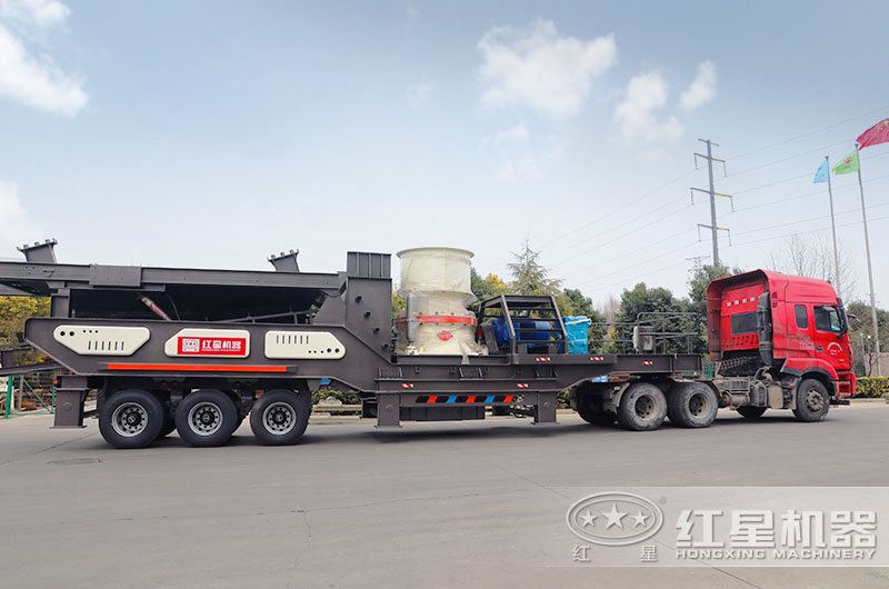 移動式混凝土發(fā)貨現(xiàn)場