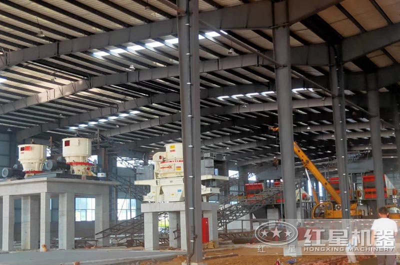 制砂生產現(xiàn)場實拍